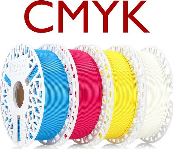 ROSA3D Rosa3D PLA STARTER Kit Lithophane CMYK 4kg