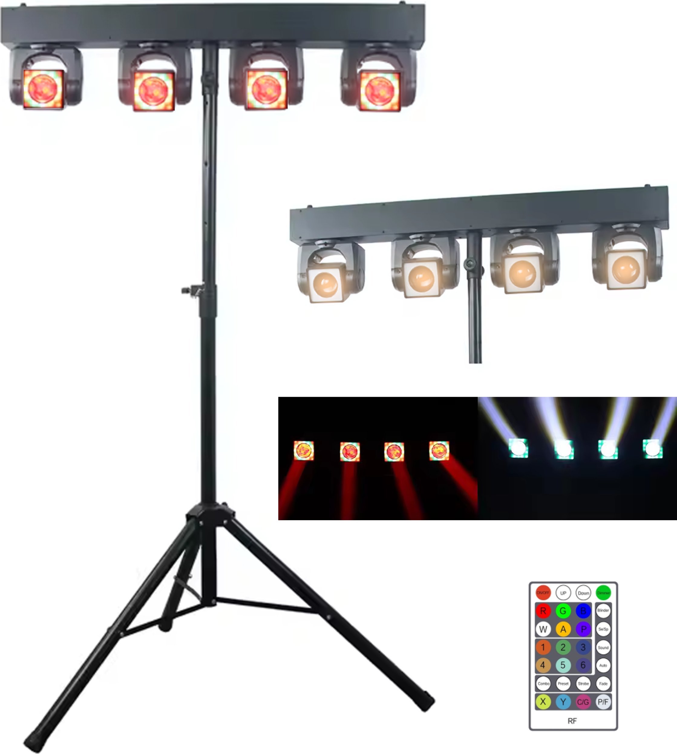 LIGHT4ME MT BAR 2 - Zestaw oświetleniowy, multiefekt