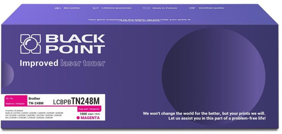 Black Point [LCBPBTN248M] Toner BP (Brother TN-248M)