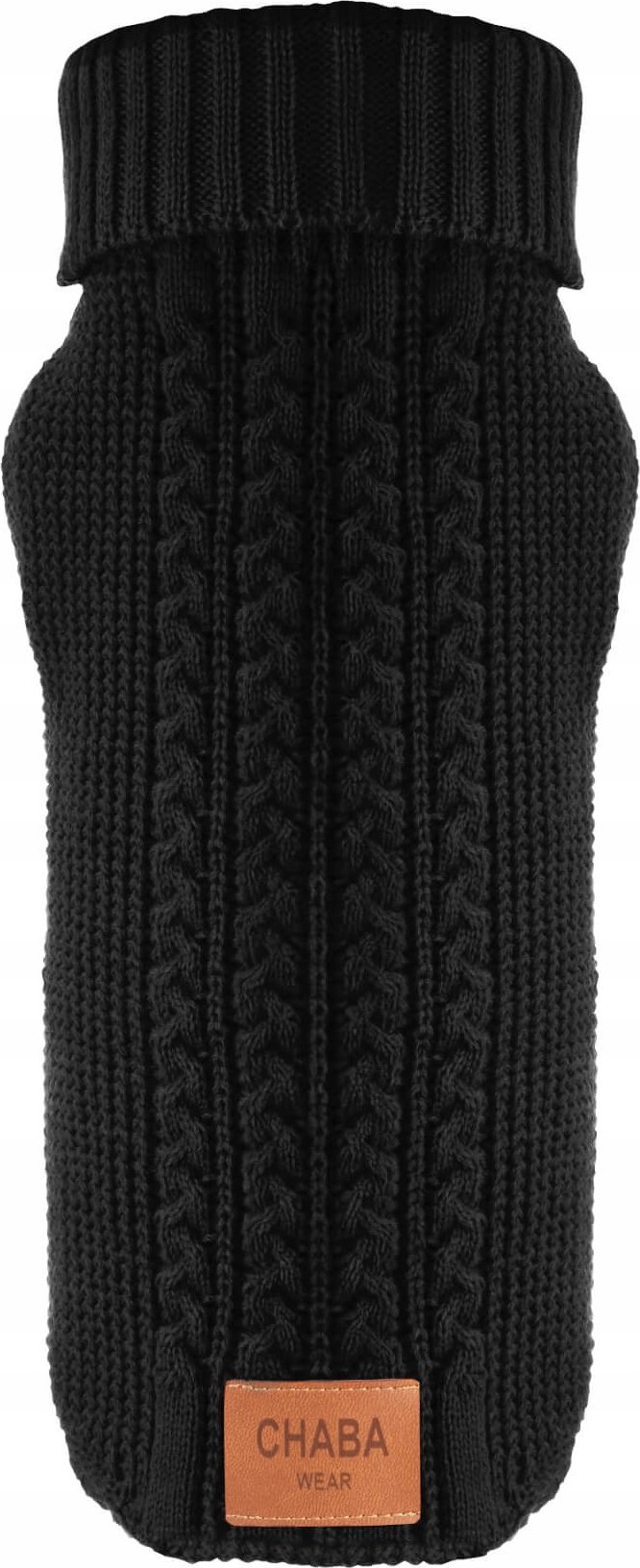 Chaba Svetr Chaba s rolákem `XXL` 40cm Černý