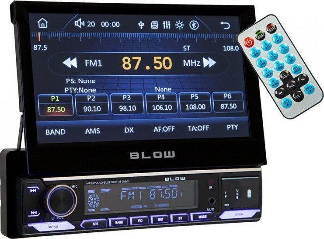 BLOW Rádio SlideX RDS/MP3/USB/micro SD/Bluetooth