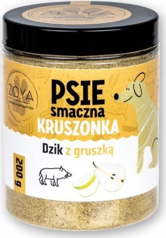 ZOYA Wild Boar and Pear Crumble - pamlsek pro psa - 200g