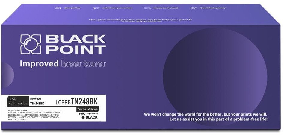 Black Point [LCBPBTN248BK] Toner BP (Brother TN-248BK)