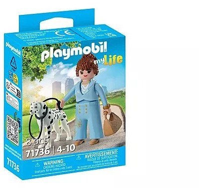 Playmobil Můj život 71736 Žena s dalmatinem