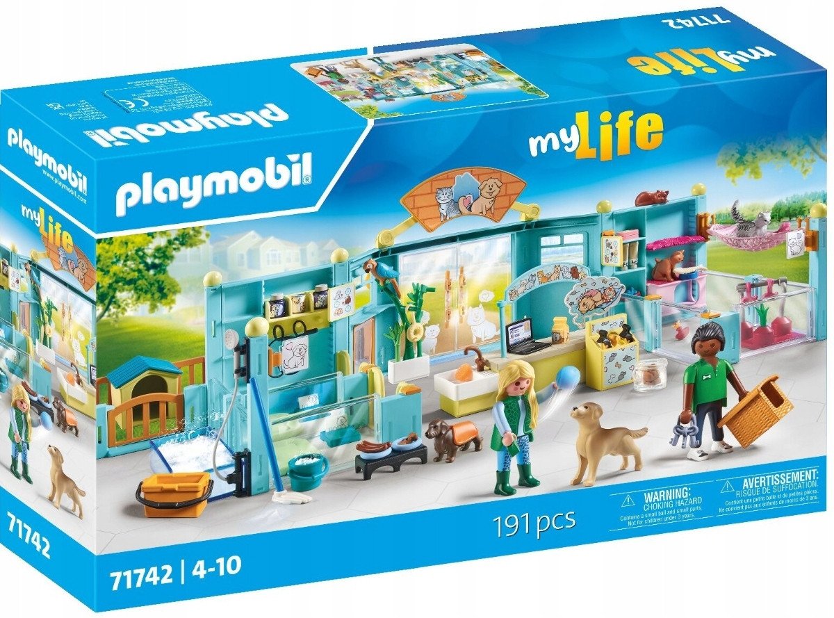 Playmobil Sada figurek My Life 71742 Zvířecí hotel