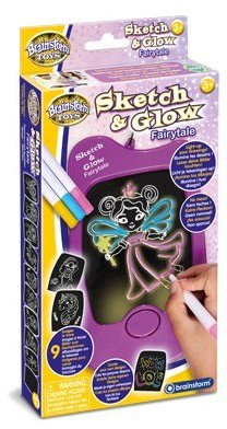 MG DYSTRYBUCJA Brainstorm Sketch & Glow Tablet - Pohádky