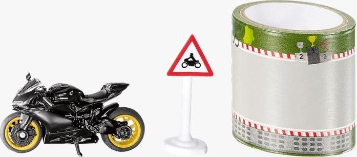 Siku 1601 Motorka + páska + sada cedulí