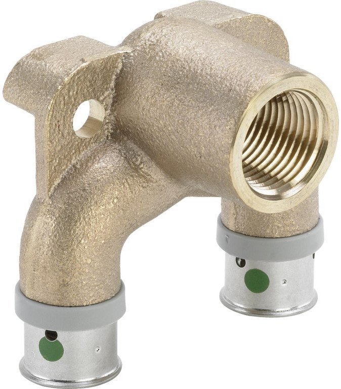 Viega Dvoustěnný disk 16 x 1/2 bronzový / lesklý (DWZ) potrubní spoj