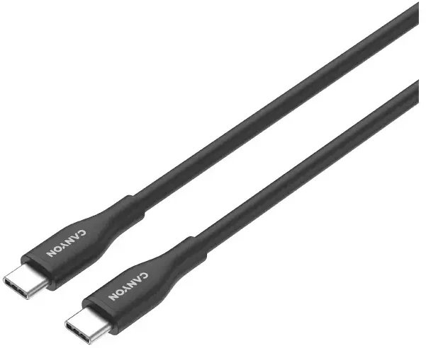 Usams USB kabel USB-C - USB-C 1 m černý