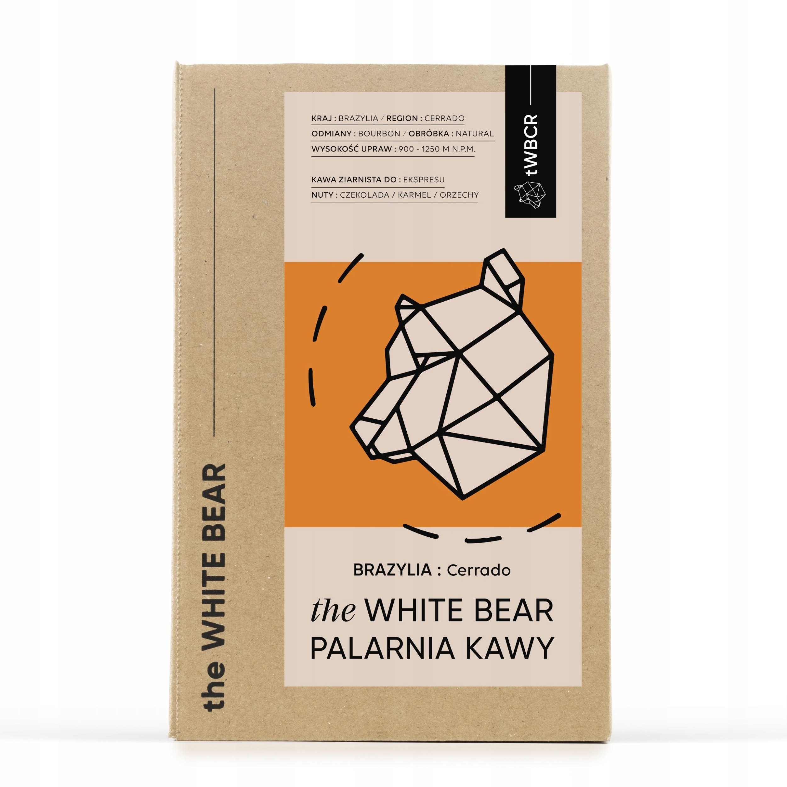 Royal Aroma Coffee Kávová zrna The White Bear Brazil Santos 1 kg