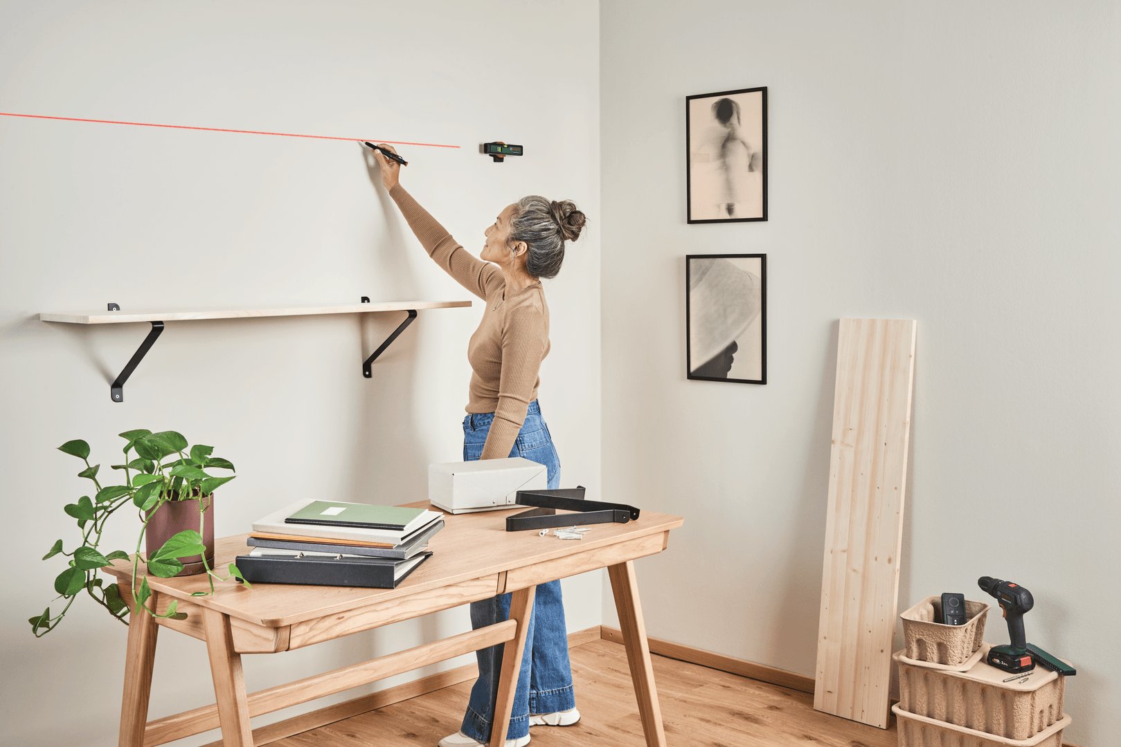 Bosch UniversalWallLevel laserová vodováha