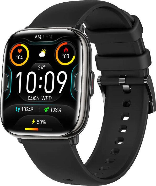 Rubicon Chytré hodinky SmartWatch Rubicon RNCF31 černé BT hovory.