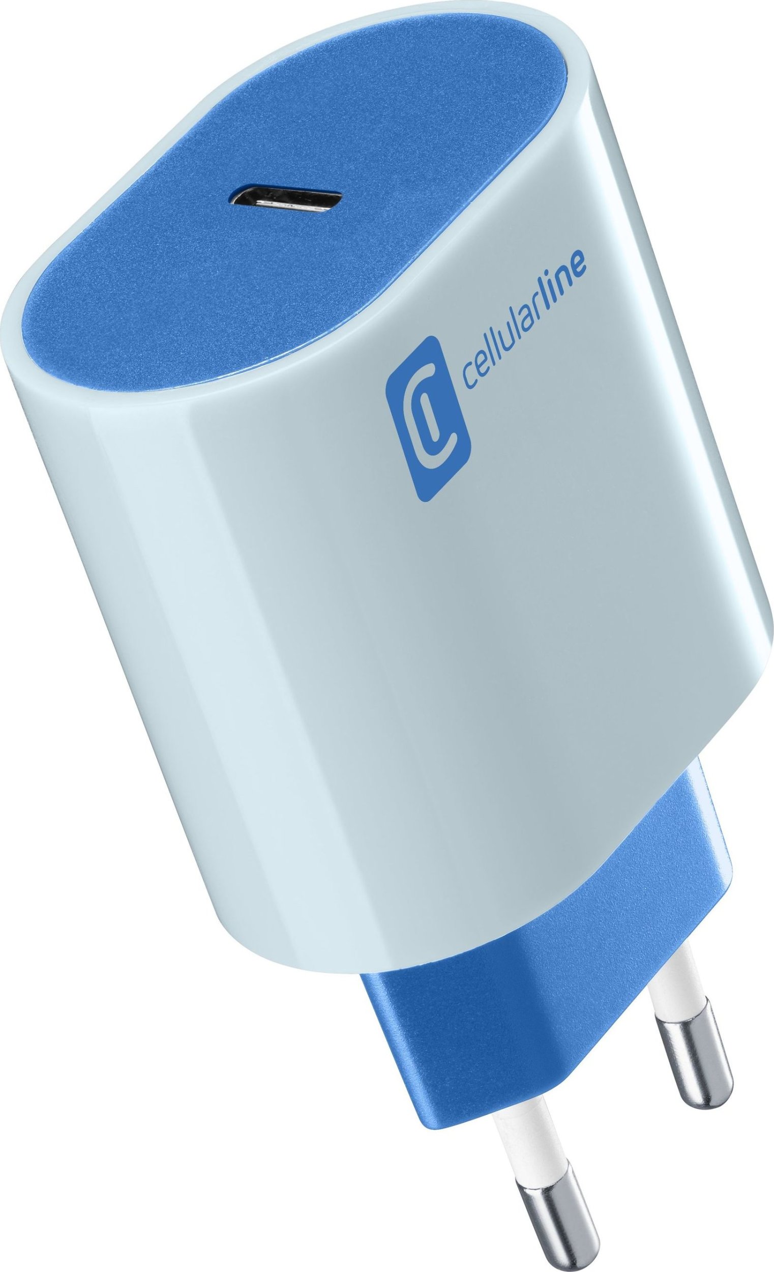 Cellular Line Nabíječka Cellularline USB-C CHARGER PD 20W MODRÁ