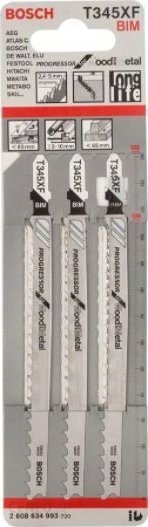 Bosch Pilové kotouče BOSCH T 345 XF Progressor na dřevo a kov