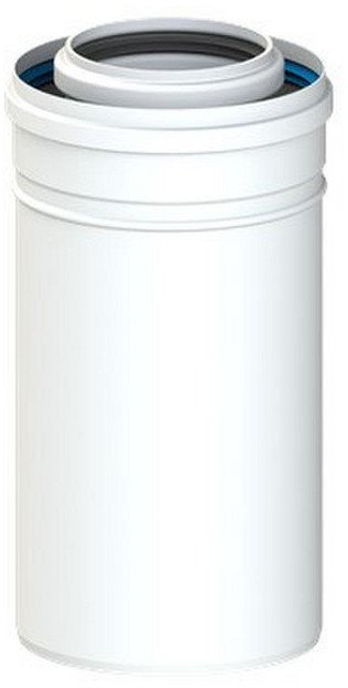 Poujoulat Výfuková trubka 60/100 (PP/AL) dvoustěnná bílá 1 m (DWZ)