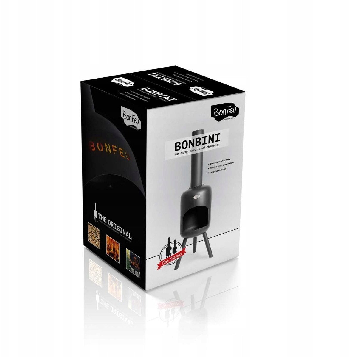 Ambiance Zahradní krb Bonfini, černý