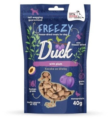 SYTA MICHA Freezy Duck with plum - pamlsek pro psa - 40g