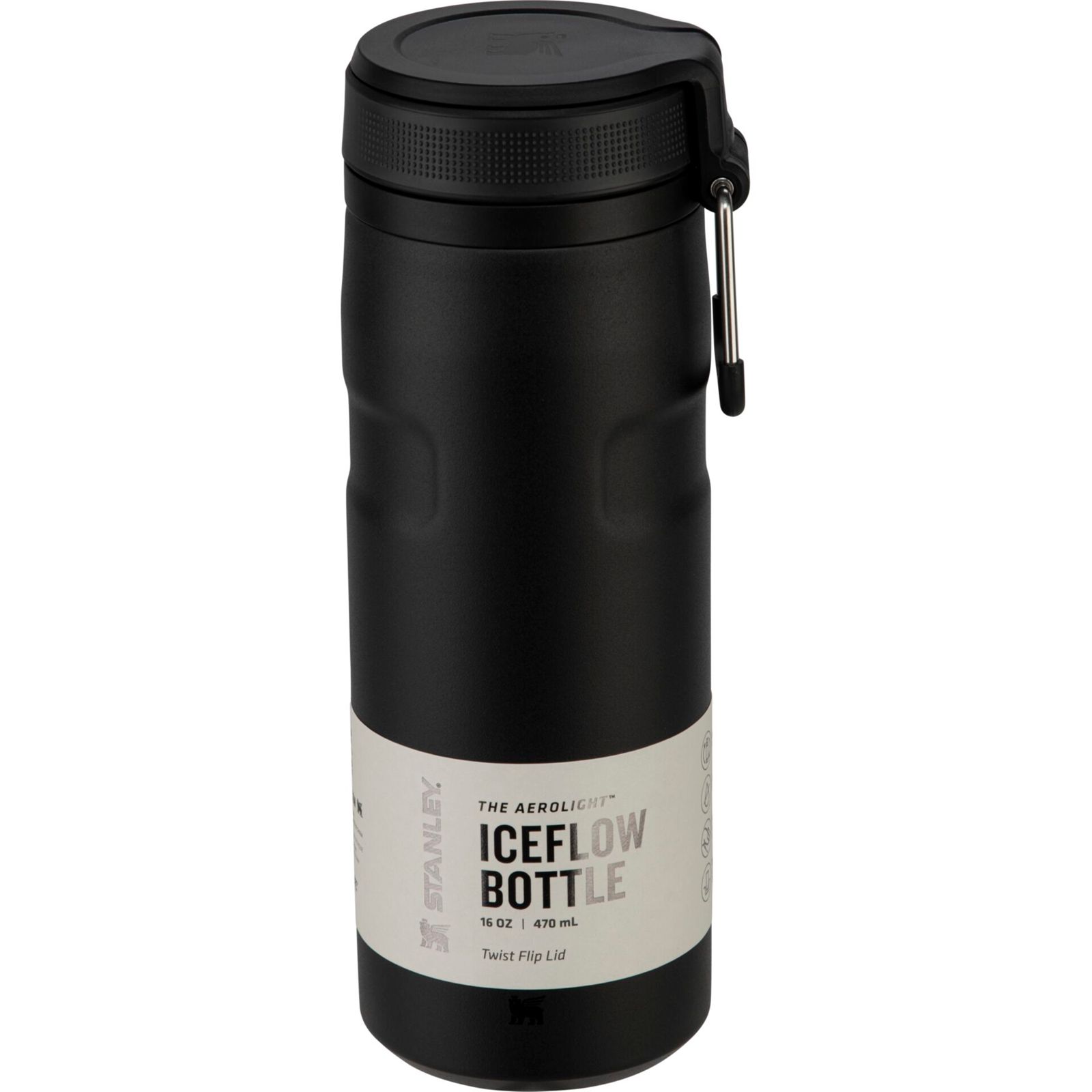 Stanley Iceflow Bottle Twist Flip 0,47 L Black 2.0