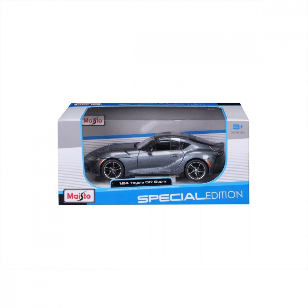 Maisto Toyota GR Supra model šedý 1/24
