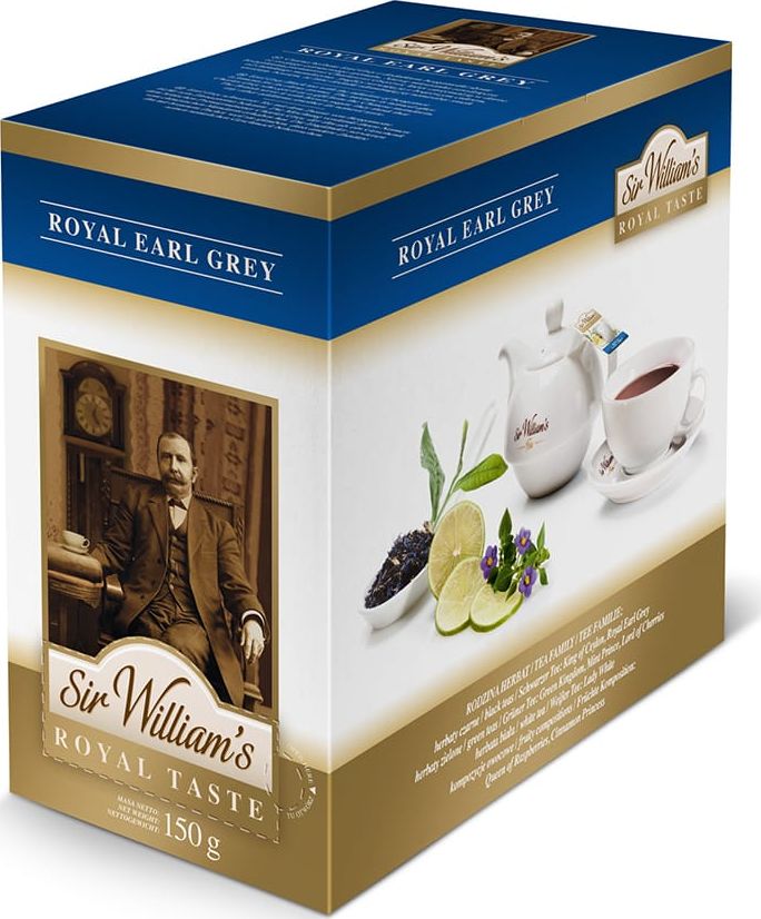 Sir Williams Čaj Royal Taste Royal Earl Gray 50 sáčků