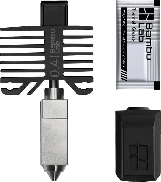 BambuLab 0,4mm hotend hlava - pro tiskárny Bambu Lab řady X1 a P1