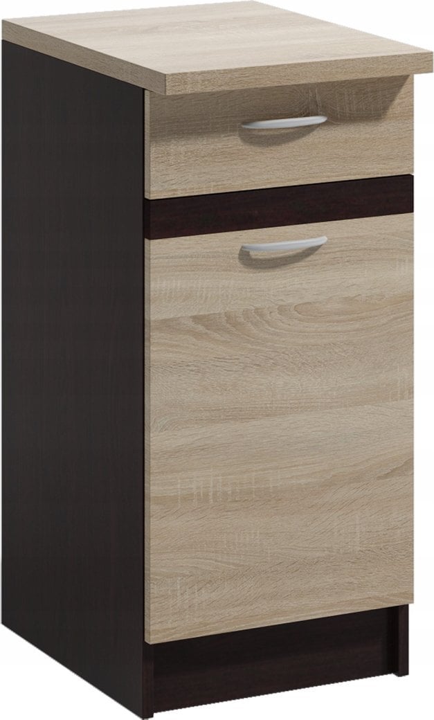 Vivaldi Meble Livia kuchyňská skříňka spodní 40 cm (světlý/tmavý dub sonoma)