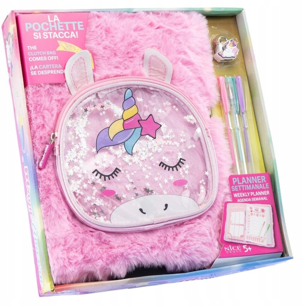 Nice Maxi diář s jednorožcem