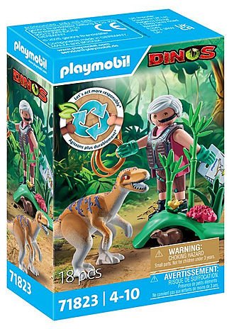 Playmobil Sada figurek Velociraptora Dinosaurus 71823
