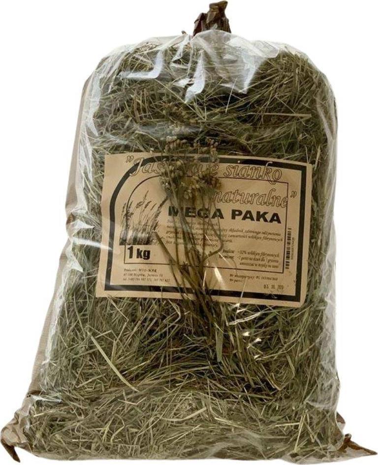 Wio-Mar Wio-Mar Jaśkowe Seno 1kg Mega Pack Natural