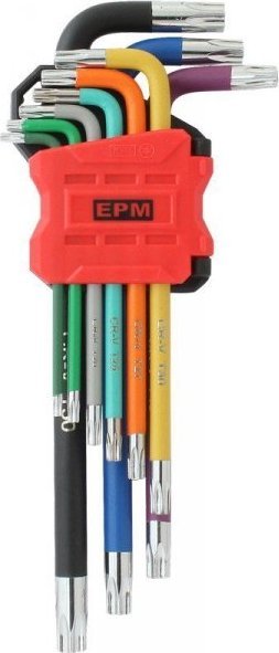 EPM SADA KLÍČŮ TORX RED LINE, 9 DÍLŮ (1 SADA)