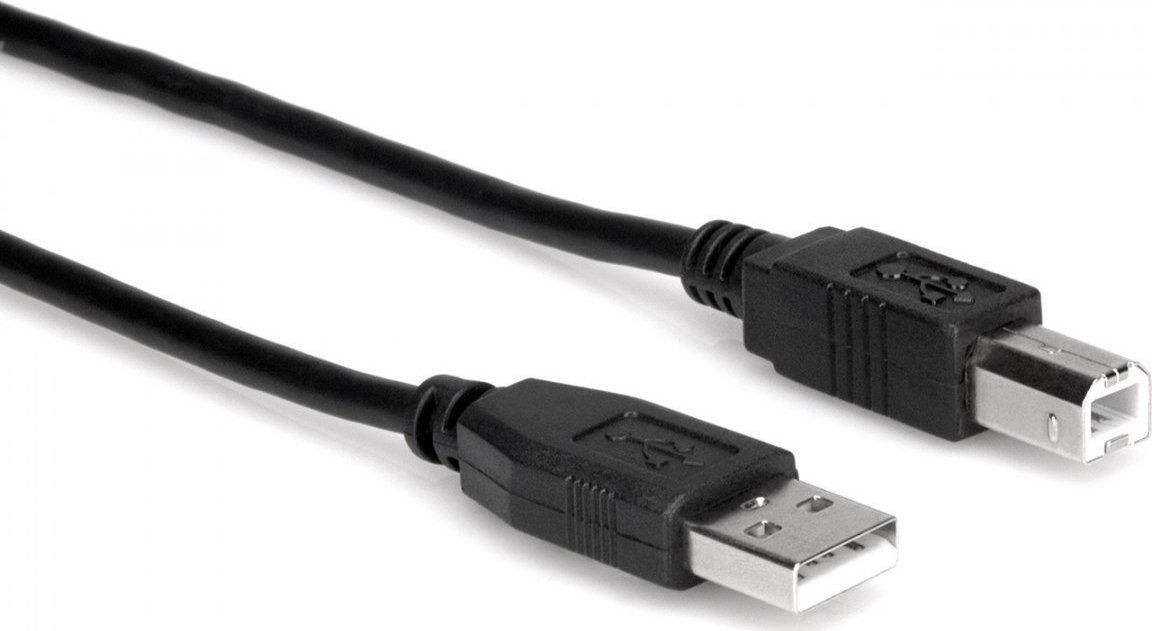 Hosa USB kabel USB-A - USB-B 0,91 m černý (USB-203AB)
