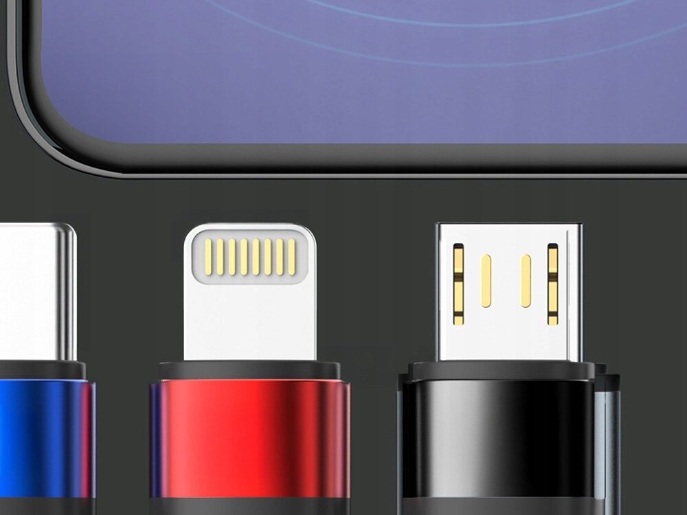 3mk kabel Hyper Cable N-SERIES A to C/Lightning/Micro 1.2m 9V/2A 18W QC3.0 Black