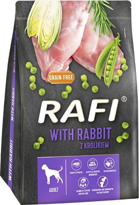RAFI with rabbit - suché krmivo pro psy - 3kg
