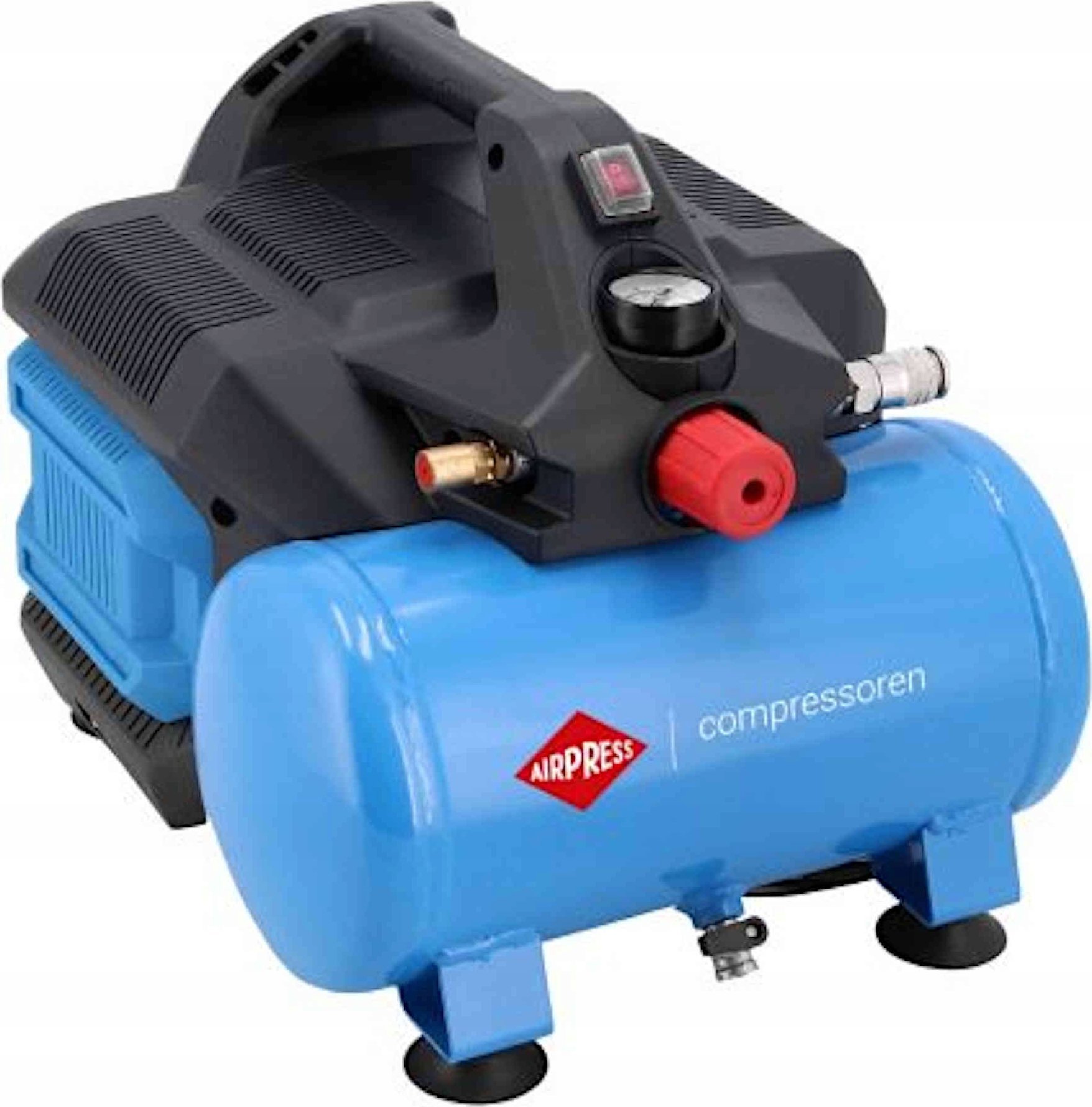 Airpress KOMPRESOR AIRPRESS LMO 6-126 6L/1,0KM BEZOLEJOVÝ 88L/MIN. TICHÝ....
