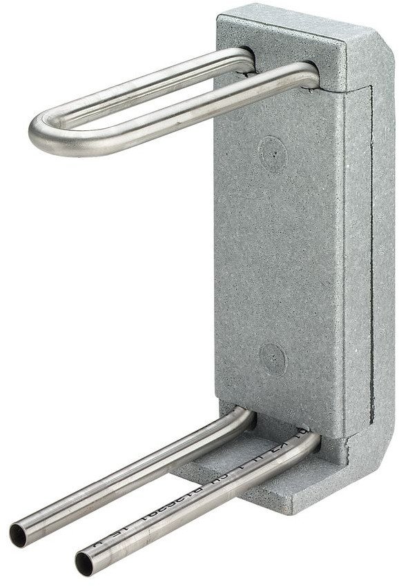 Viega Připojovací blok radiátoru 15 x 255 nerezová ocel - nerezová / leštěná