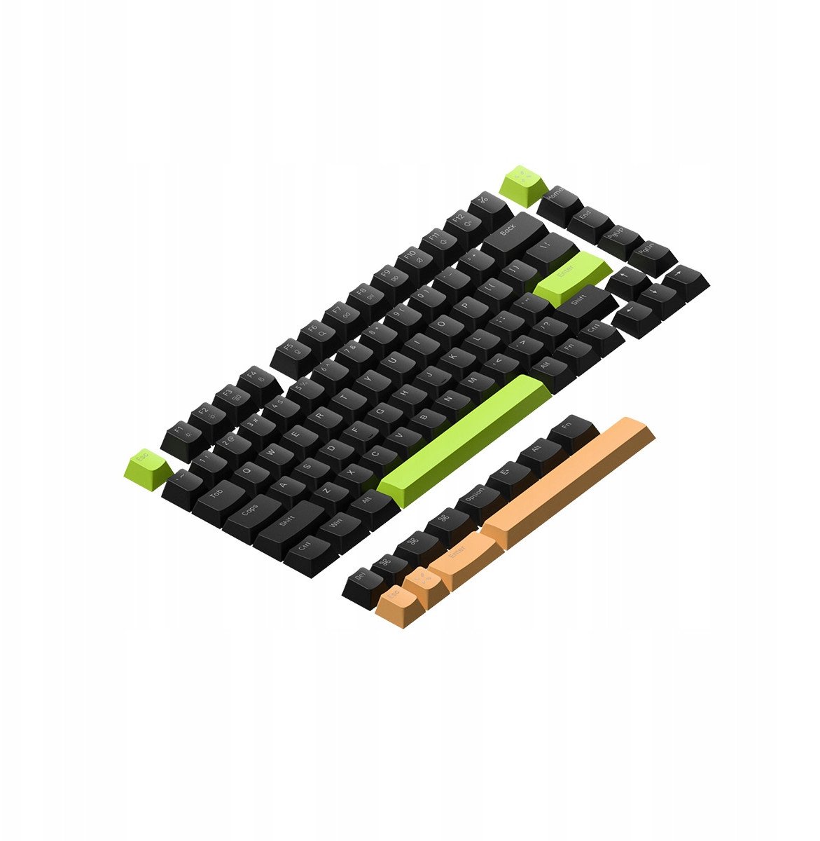 Nuphy - Prosvítivé PC klávesy Electro & Ethereal - Klávesy pro mechanické klávesnice Electro & Ethereal