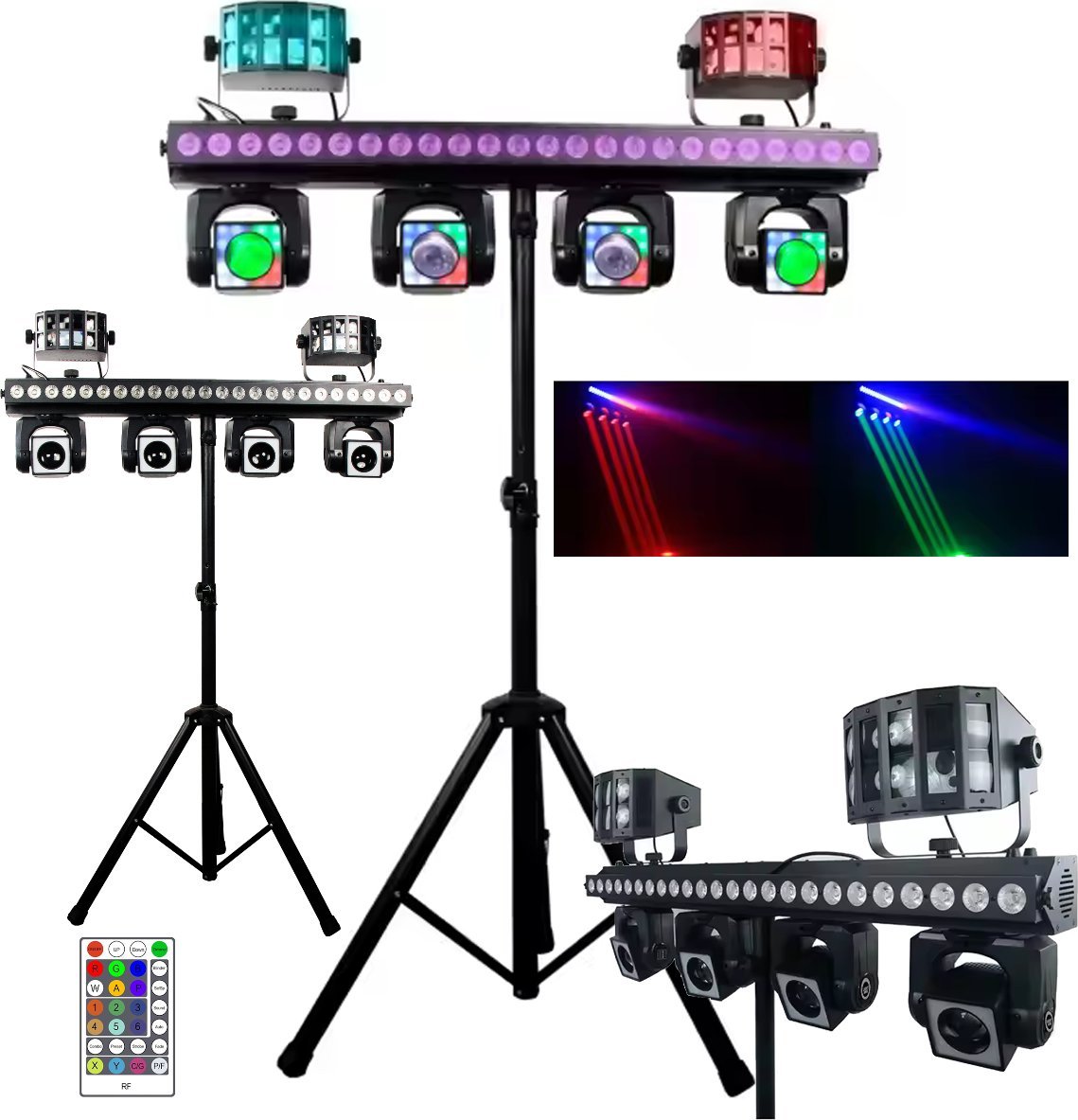 LIGHT4ME MT BAR 3 - Zestaw oświetleniowy, multiefekt