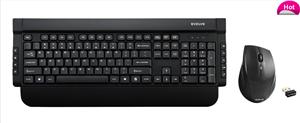 EVOLVE WK-221 set bezdr. kláv. + optická myš CZ USB