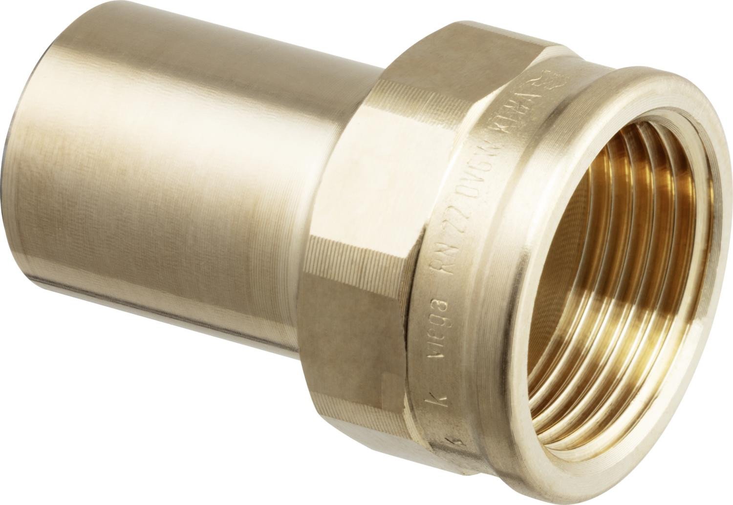 Viega Vložný prvek 18 x 1/2 křemíkový bronz / lesklý Trubkový konektor