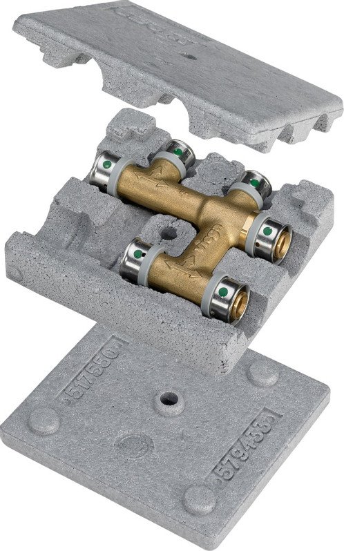 Viega Křížový prvek 16 Mosaz / leštěná (DWZ) Trubková spojka