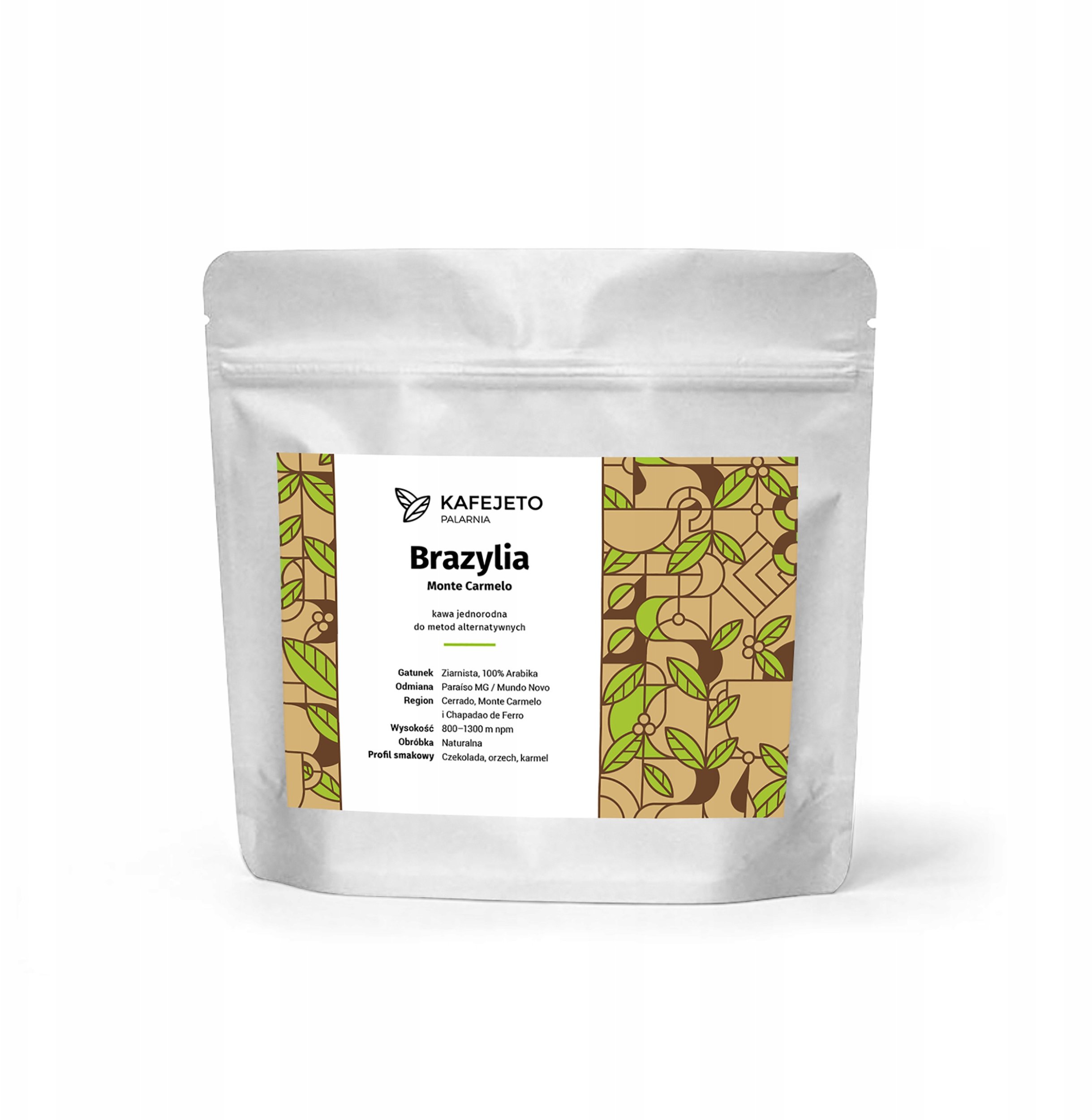 Runty Roaster Kávová zrna Kafejeto Roastery Brazil Monte Carmelo FILTER 250g
