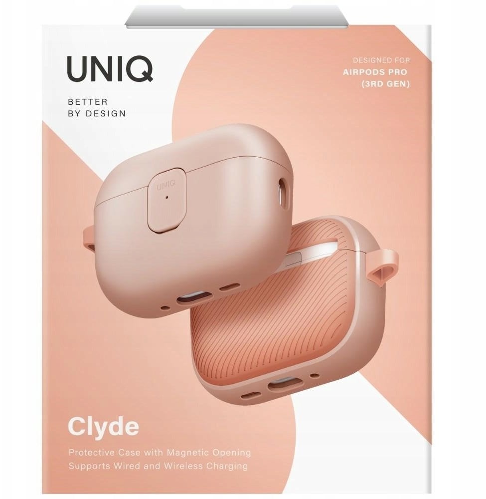 Uniq Clyde - Pouzdro na AirPods Pro 3 růžové