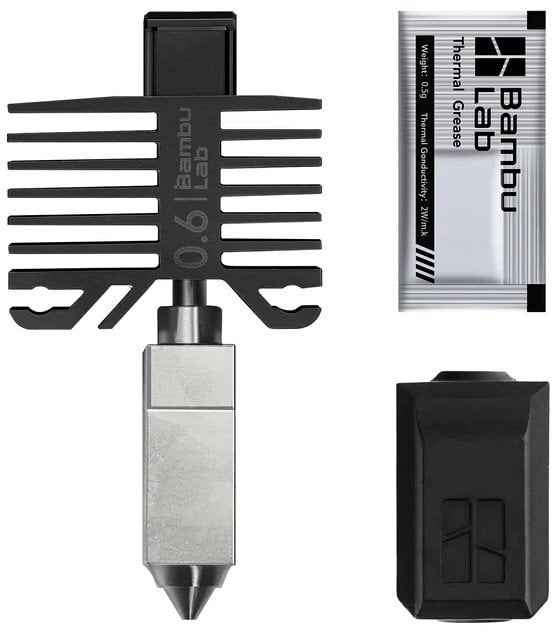 BambuLab 0,6mm hotend hlava - pro tiskárny Bambu Lab řady X1 a P1