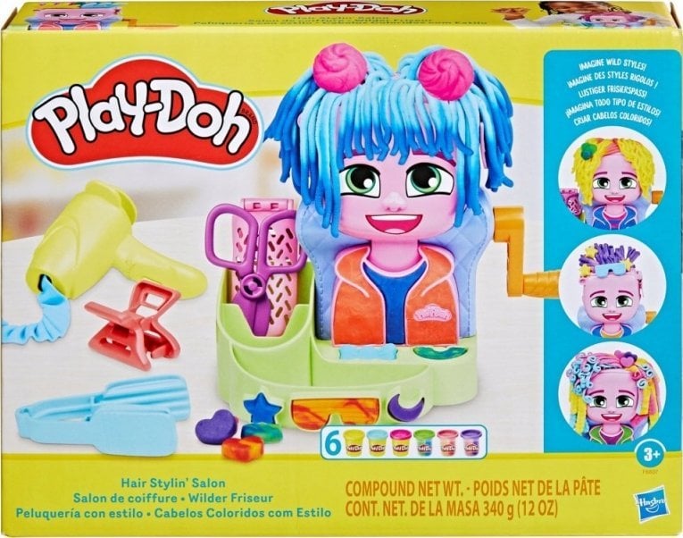 Hasbro Play-Doh Wild Kadeřník, hnětení