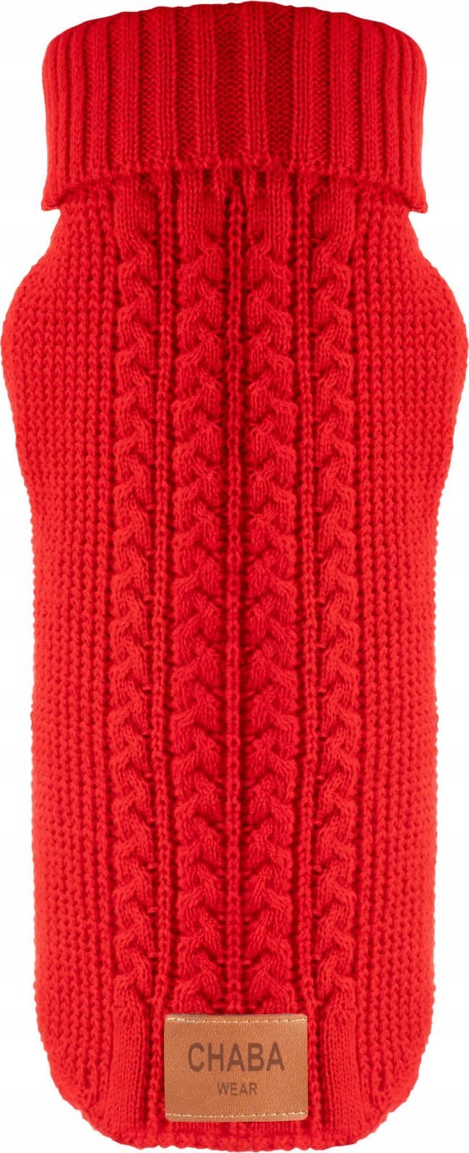 Chaba Svetr Chaba s rolákem `XXL` 40cm červený