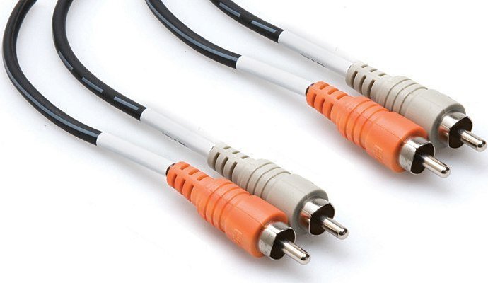 Hosa Kabel RCA (Cinch) x2 - RCA (Cinch) x2 1m černý (CRA-201)