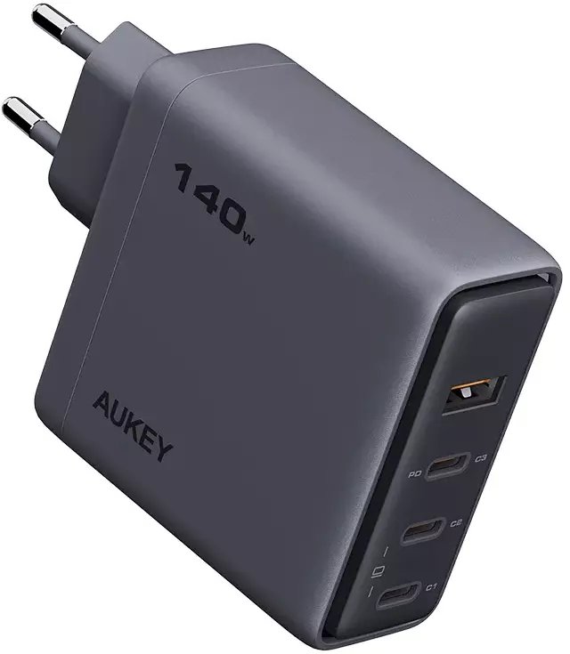 Aukey Nabíječka PA-C6 140W šedá