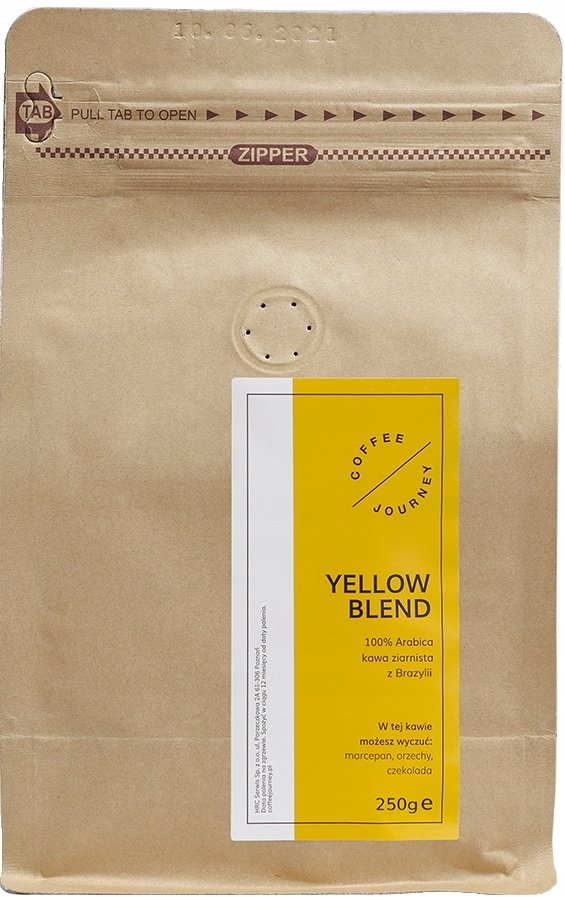 Coffee Journey Kávová zrna Yellow Blend 250 g