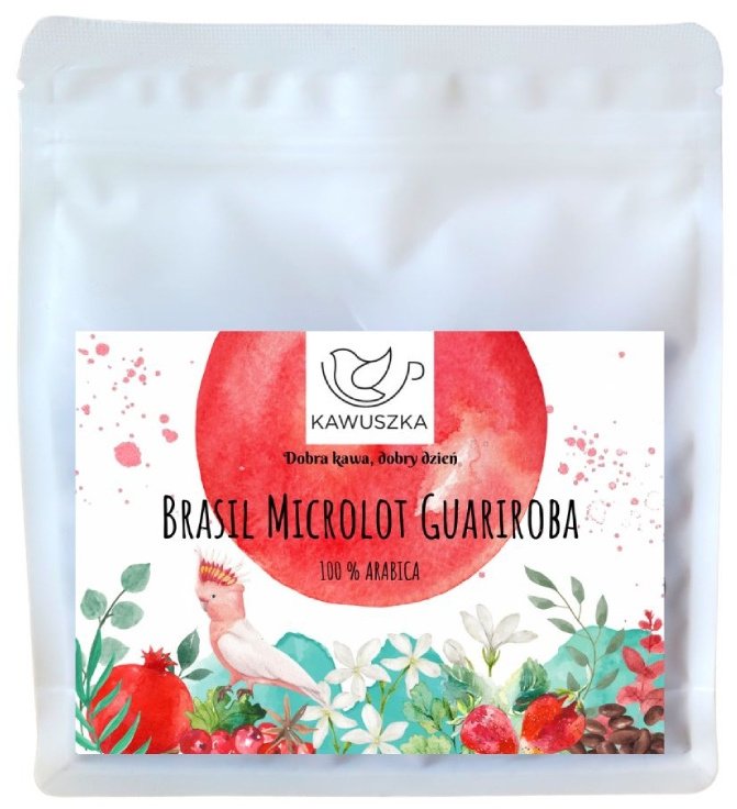 Kawuszka Kávová zrna Kávová zrna Brazil Microlot Guariroba - Filtrovaná 250g