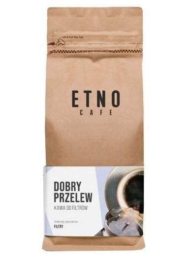 Etno Cafe zrnková káva Dobrý Przelew zrnková 250g